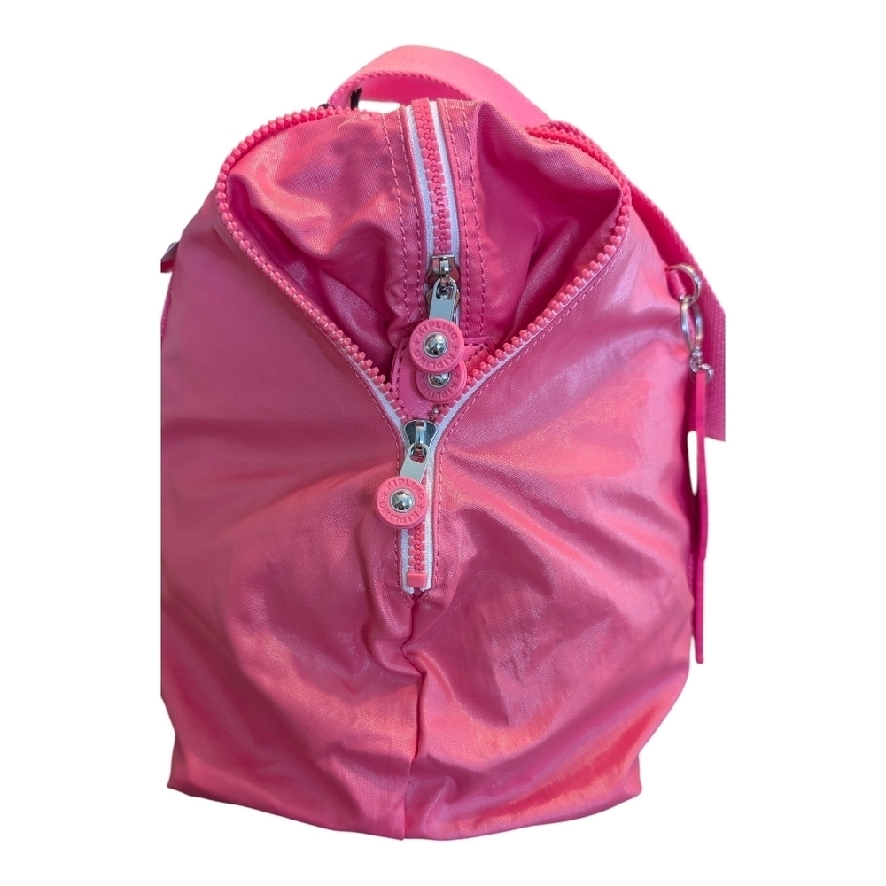 Kipling x Barbie ART M Bag Lively Pink w/ Barbie Keychain Coquette - Picture 6 of 16